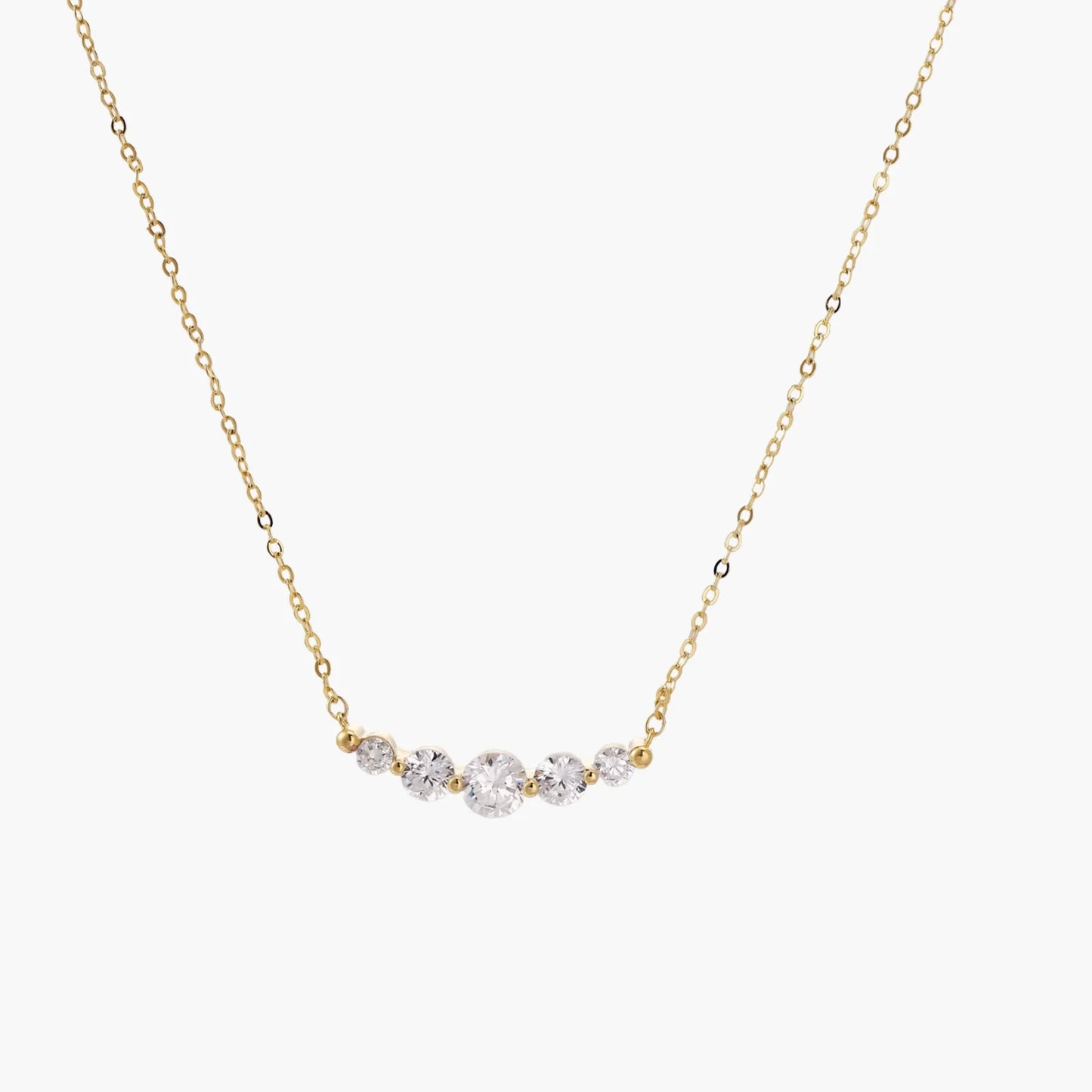 Golden Arc Necklace