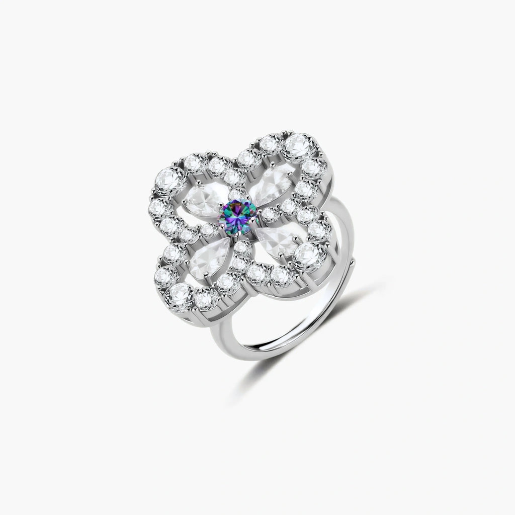 Lucky Clover Moissanite Set