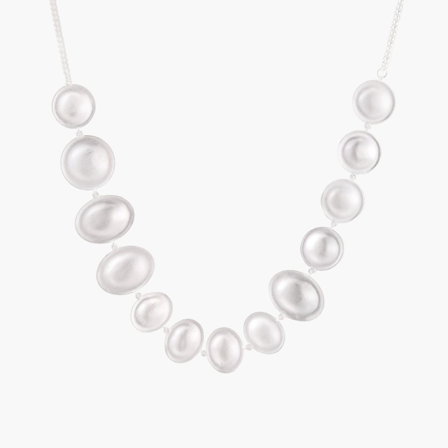 Lunar Pearl Arc Necklace