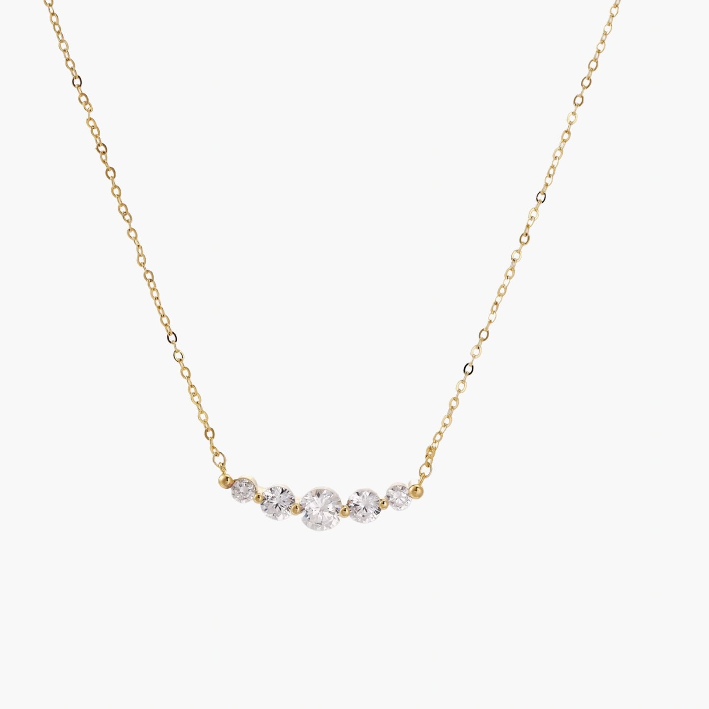 Golden Arc Necklace