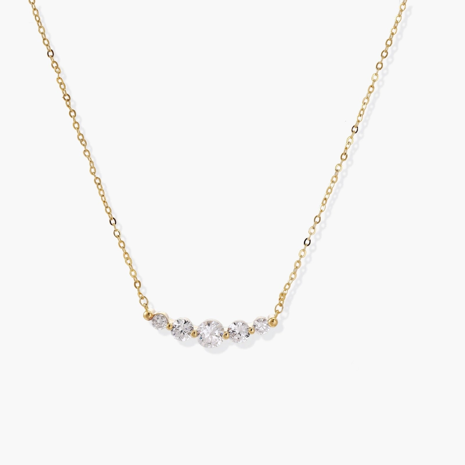 Golden Arc Necklace