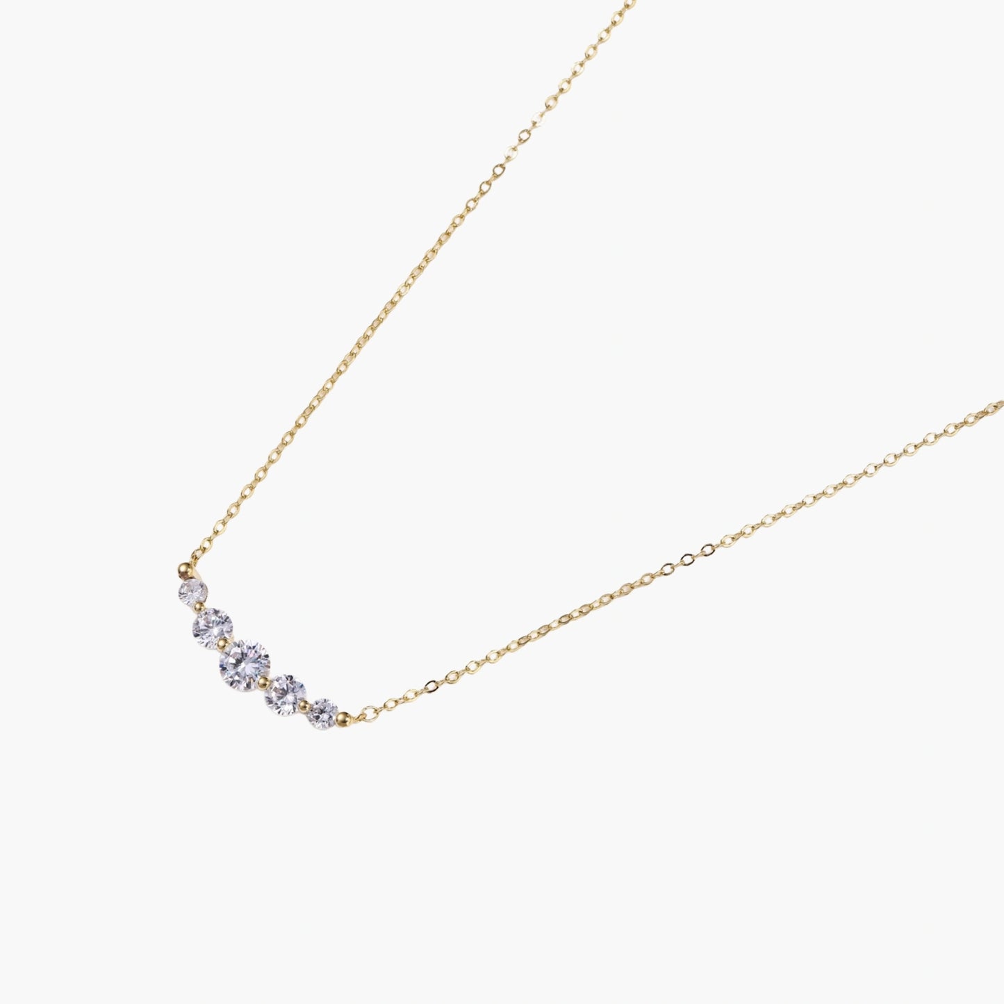 Golden Arc Necklace