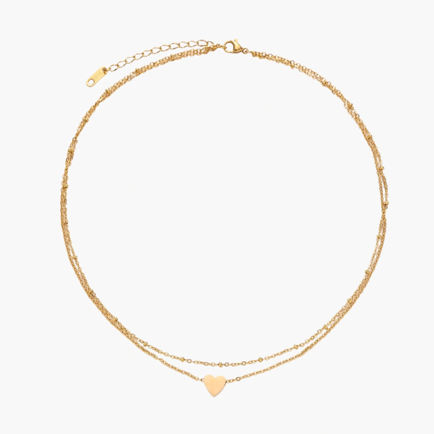 Layered Heart Necklace