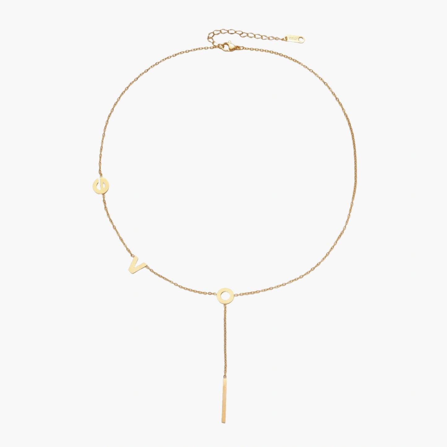 Love Letter Lariat Necklace