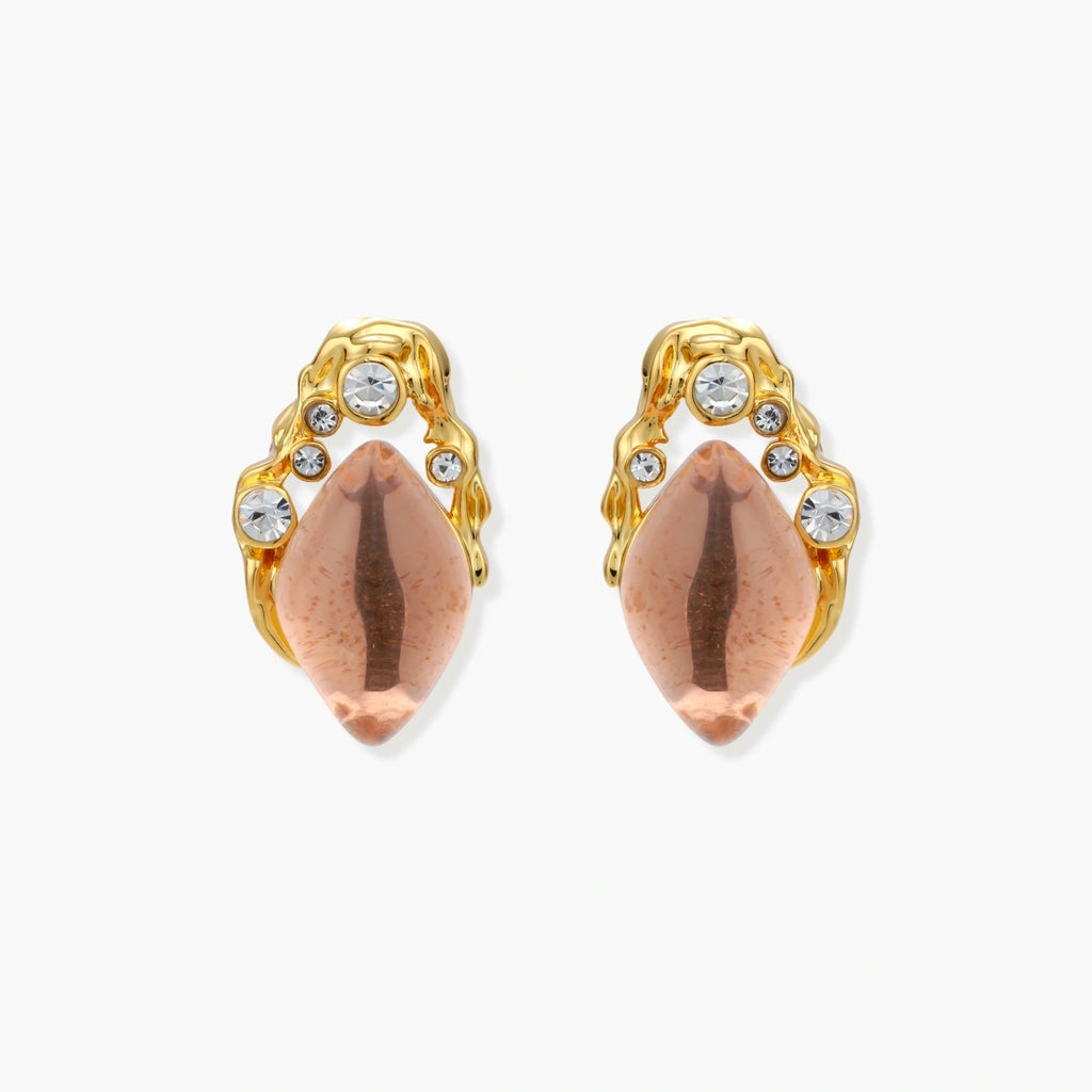 Coral Dreams Baroque Studs
