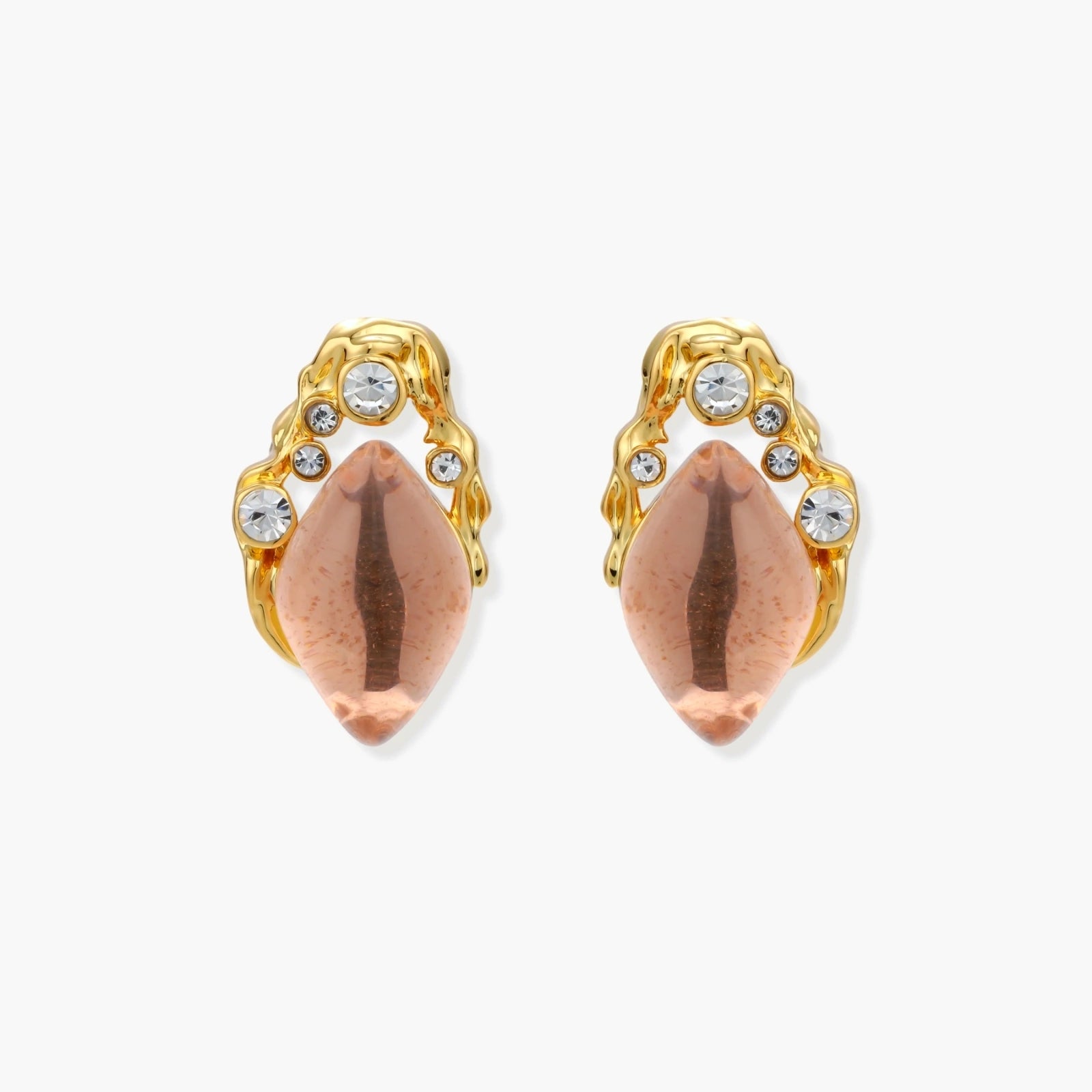 Coral Dreams Baroque Studs