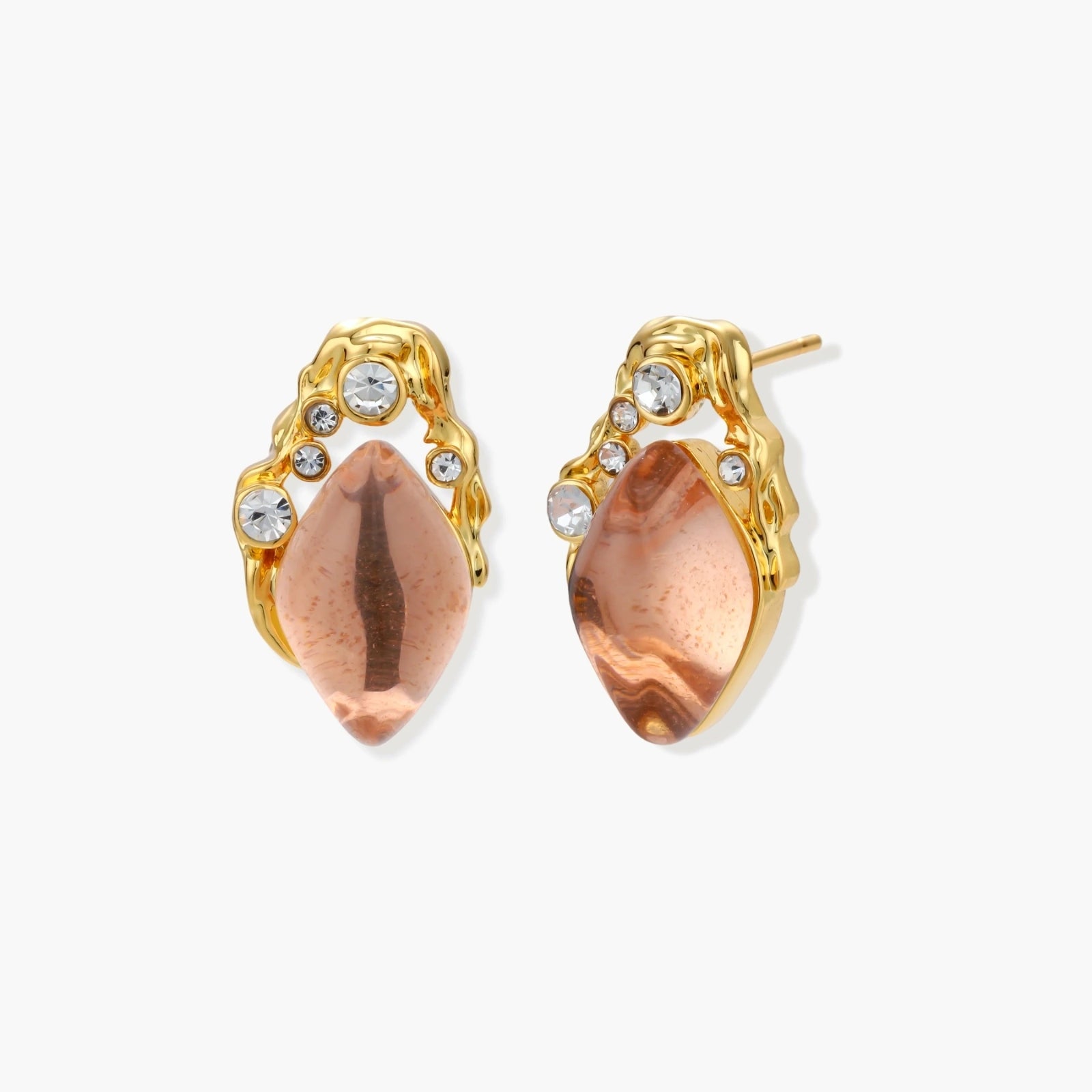 Coral Dreams Baroque Studs