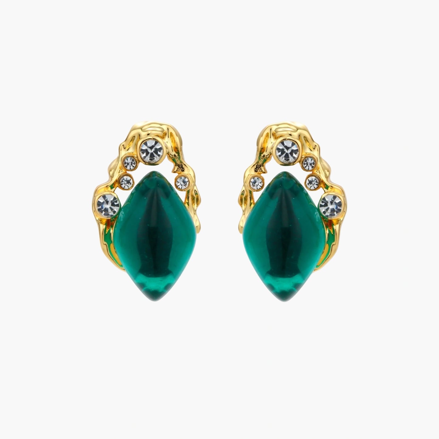 Emerald Mystique Studs