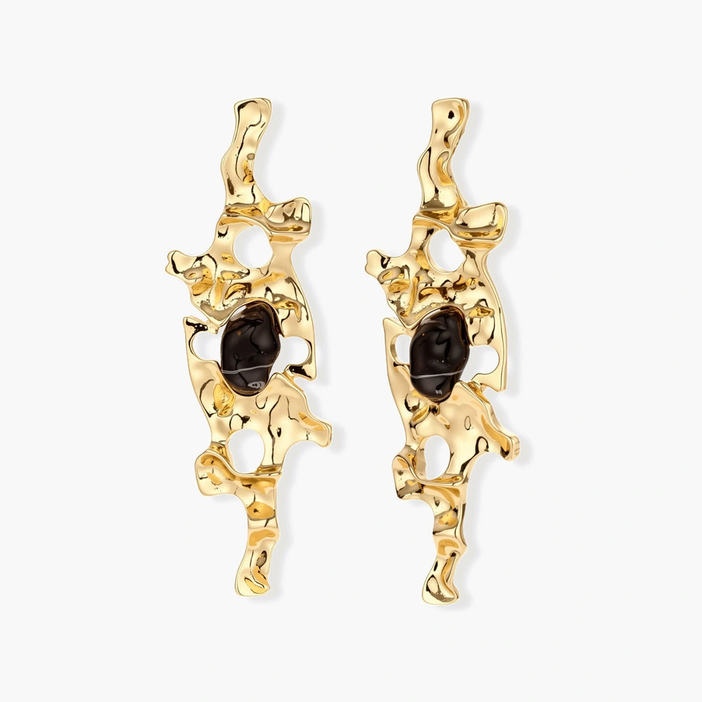 Liquid Gold Flow Earrings