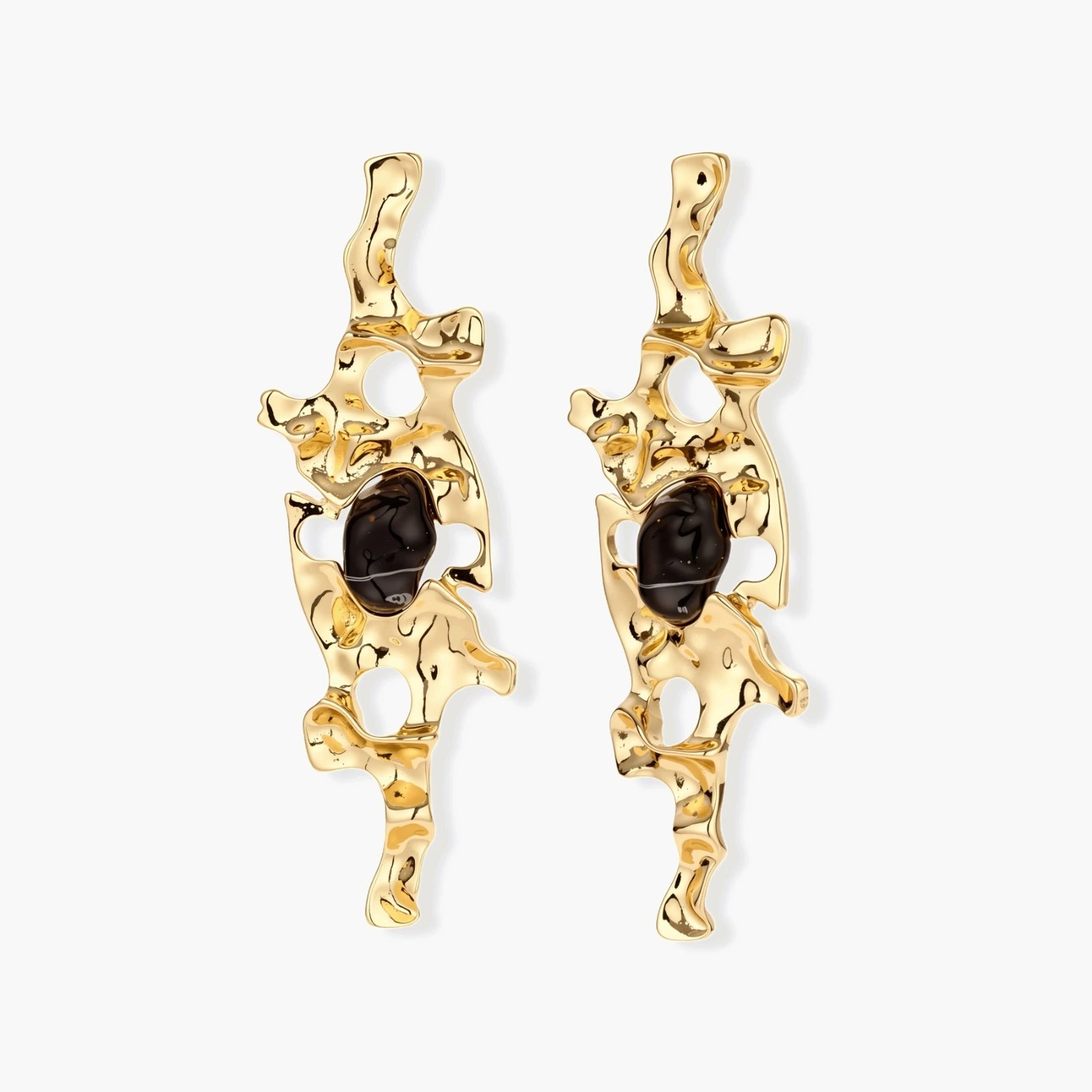 Liquid Gold Flow Earrings