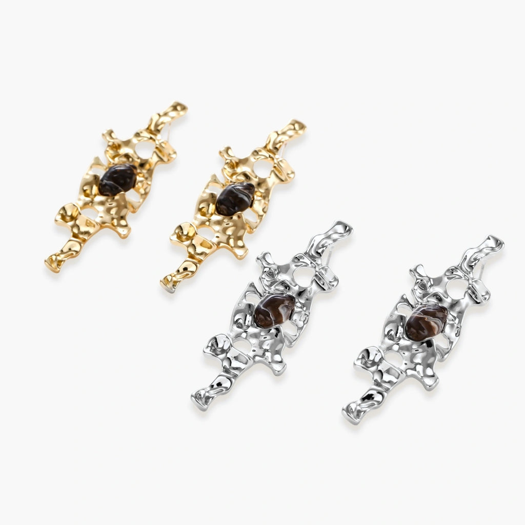 Liquid Gold Flow Earrings