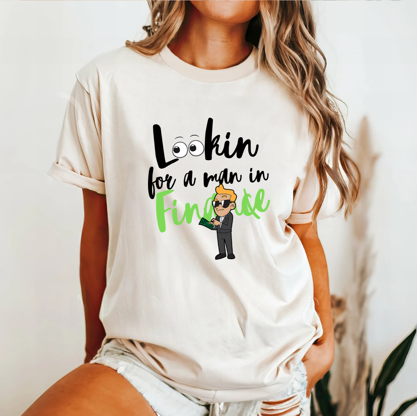 Looking For A Man In Finance T-Shirt