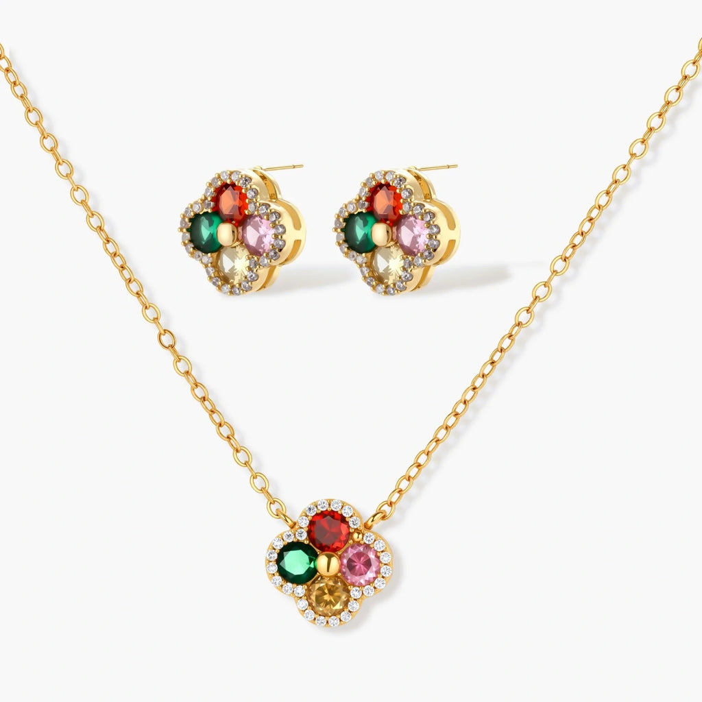 Lucky Clover Jewelry Set
